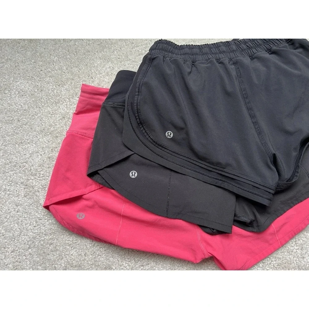3PC Lululemon Women's Size 4 Hotty Hot Speed Up Shorts 3